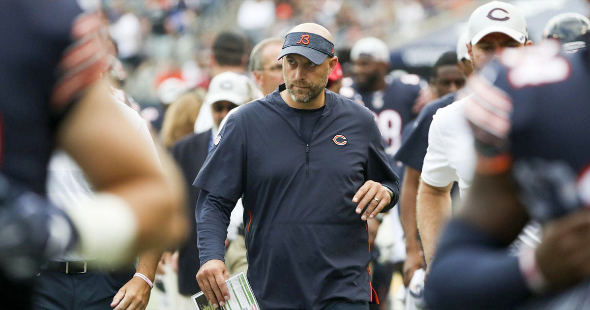 Matt Nagy confident, decisive in his football decisions